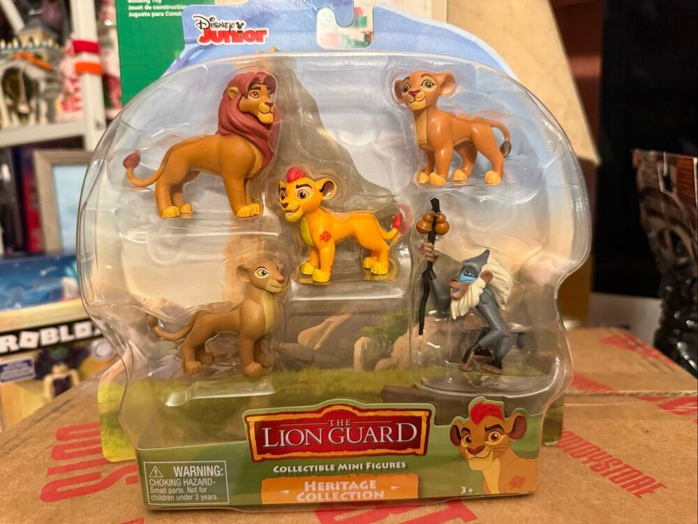 The Lion Guard Heritage Collection 5 pc. Play Set NIP